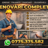 Renovari complete Bucuresti - Teleorman, gresie, parchet, sanitare,rigips